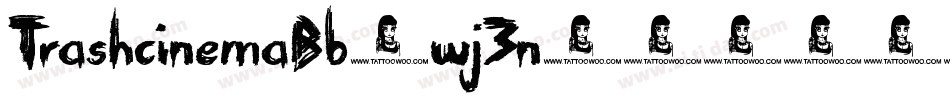 TrashcinemaBb-wj3n字体转换