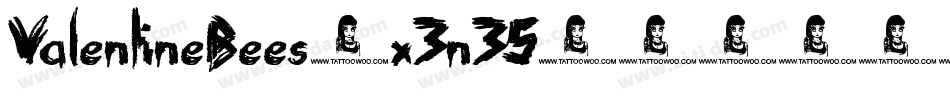 ValentineBees-x3n35字体转换