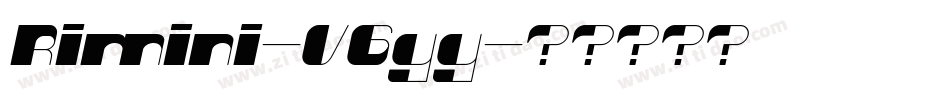 Rimini-V6yy字体转换