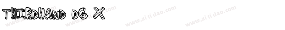 Thirdhand-dG9X字体转换 Thirdhand-dG9X字体转换