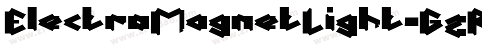 ElectroMagnetLight-GzRD字体转换