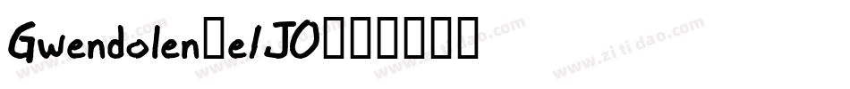 Gwendolen-e1JO字体转换