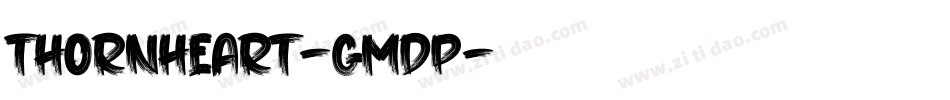 ThornHeart-gmdp字体转换