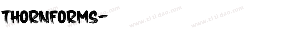 Thornforms字体转换