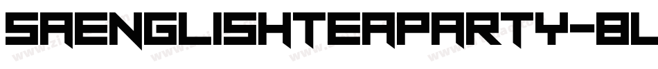 Saenglishteaparty-8L3B字体转换