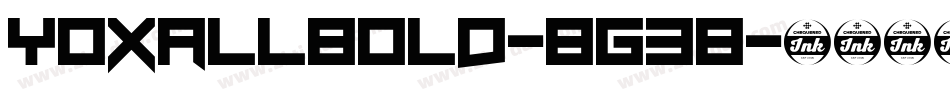YoxallBold-BG3B字体转换