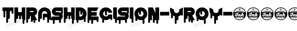 ThrashDecision-Yr0y字体转换