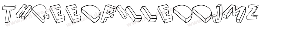 ThreedFilled-dJMZ字体转换