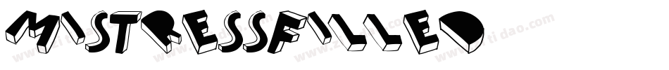 MistressFilled字体转换