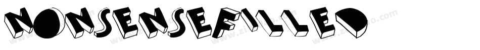 NonsenseFilled字体转换