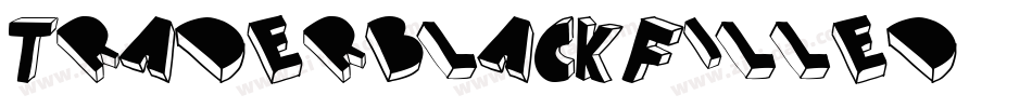 TraderBlackFilled字体转换