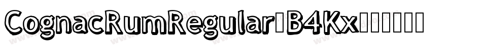 CognacRumRegular-B4Kx字体转换