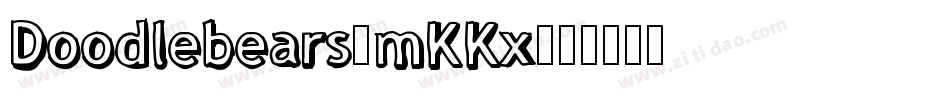 Doodlebears-mKKx字体转换
