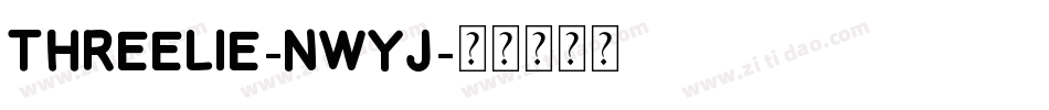 Threelie-nwyJ字体转换
