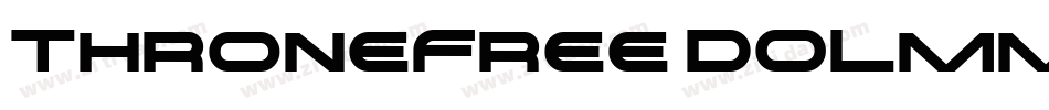 ThroneFree-DOLmm字体转换