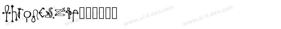 Thrones.zip字体转换