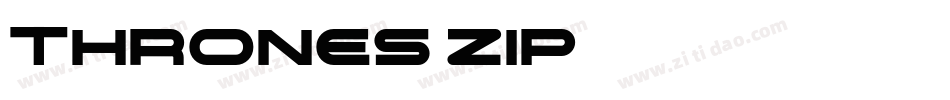 Thrones.zip字体转换