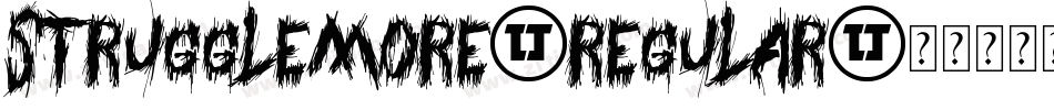 StruggleMore-Regular字体转换