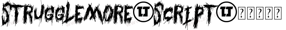 StruggleMore-Script字体转换