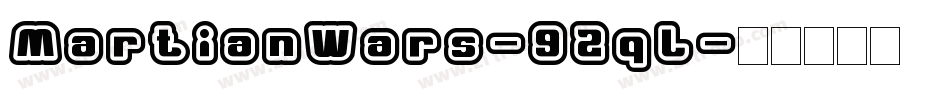 MartianWars-92qL字体转换
