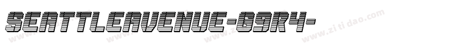 SeattleAvenue-g9R4字体转换