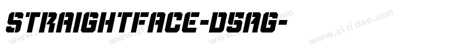 StraightFace-d5Ag字体转换