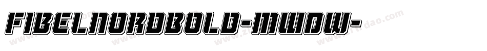 FibelNordBold-MWDw字体转换