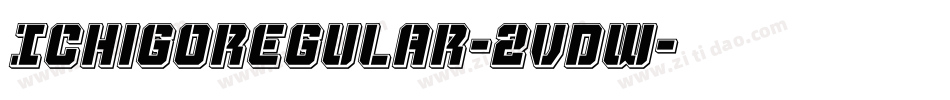 Ichigoregular-2vDw字体转换