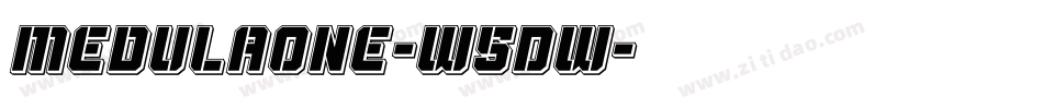 MedulaOne-w5Dw字体转换