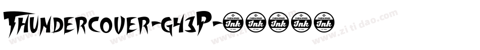 Thundercover-g43P字体转换