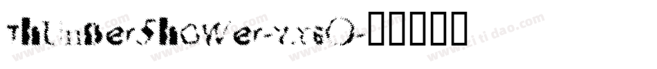 Thundershower-YX6O字体转换