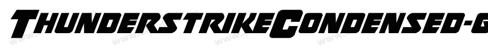 ThunderstrikeCondensed-gKv3字体转换
