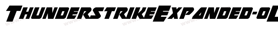 ThunderstrikeExpanded-oLjq字体转换 ThunderstrikeExpanded-oLjq字体转换