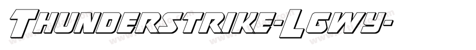 Thunderstrike-Lgwy字体转换