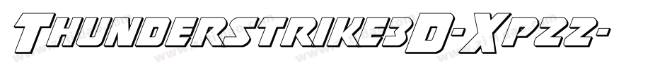 Thunderstrike3D-Xp22字体转换