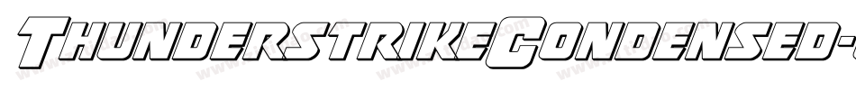 ThunderstrikeCondensed-gKv3字体转换