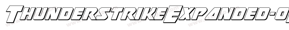 ThunderstrikeExpanded-oLjq字体转换 ThunderstrikeExpanded-oLjq字体转换