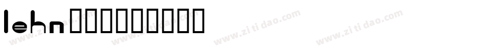 LEHN195字体转换