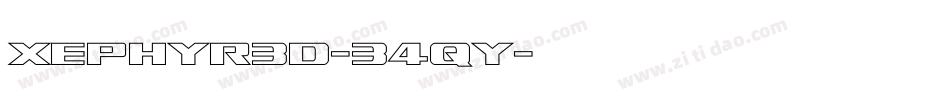 Xephyr3D-34qy字体转换 Xephyr3D-34qy字体转换