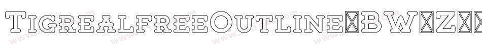 TigrealfreeOutline-BW0Z8字体转换