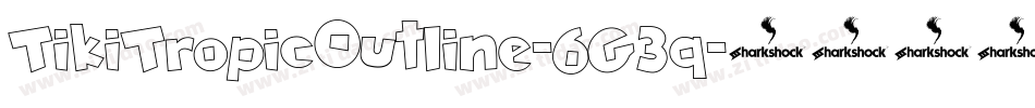 TikiTropicOutline-6G3q字体转换