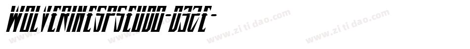 WolverinesPseudo-D3zE字体转换