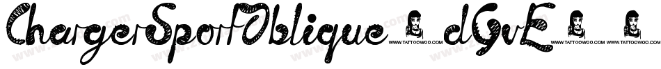 ChargerSportOblique-dGvE字体转换