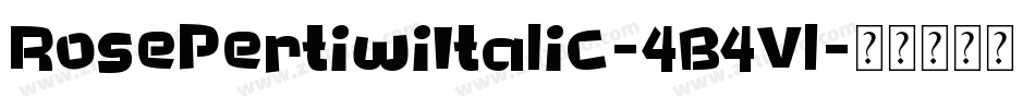 RosePertiwiItalic-4B4Vl字体转换