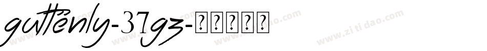 Guttenly-37gZ字体转换
