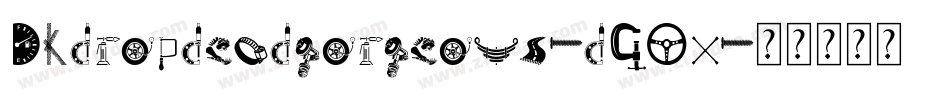 Dkdropdeadgorgeous-dGOx字体转换