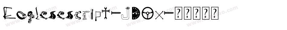 Eaglesescript-JDOx字体转换