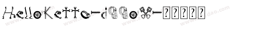 HelloKetta-d99oX字体转换