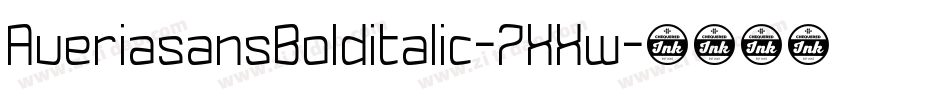 AveriasansBolditalic-7XXw字体转换