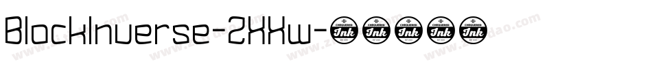 BlockInverse-2XXw字体转换